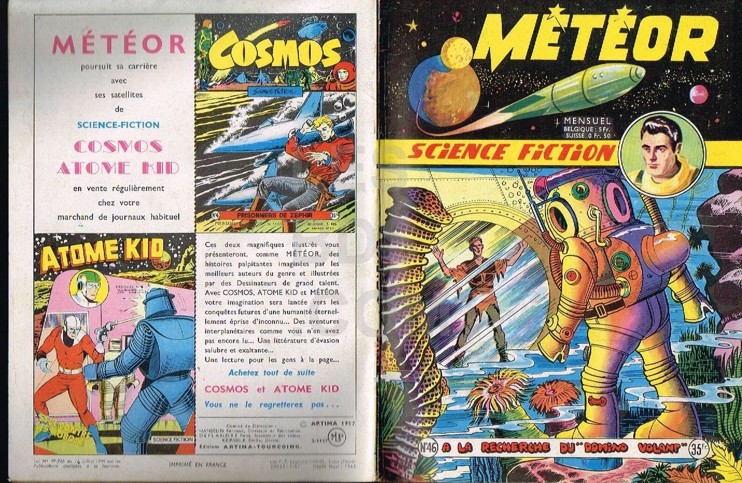 METEOR NUMERO 46  ARTIMA 1957