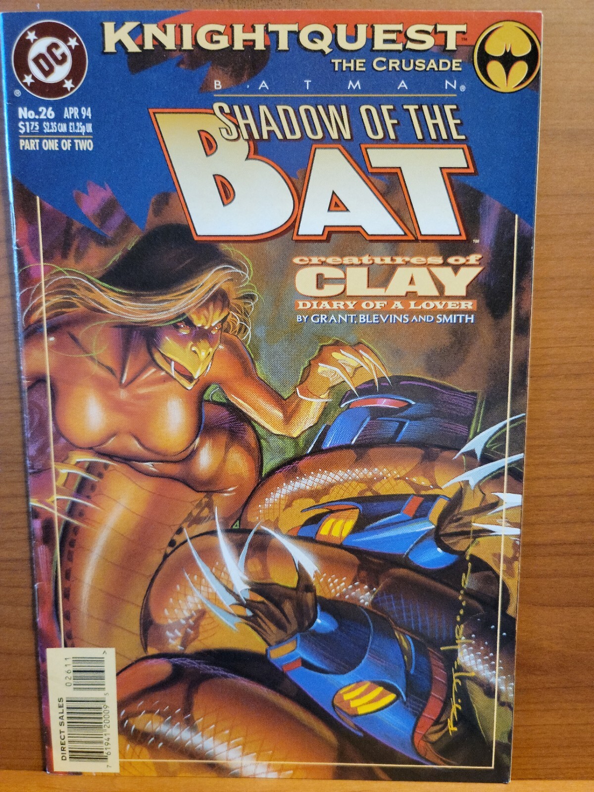 Batman Shadow of the Bat #26 FN DC 1994 Knightquest the Crusade