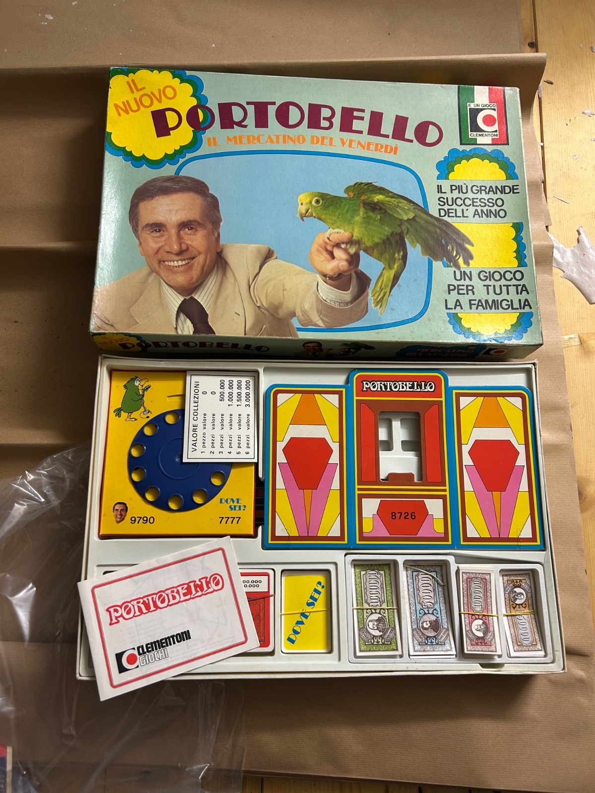 Portobello  gioco originale anni 70 ottimo completo TV RAI