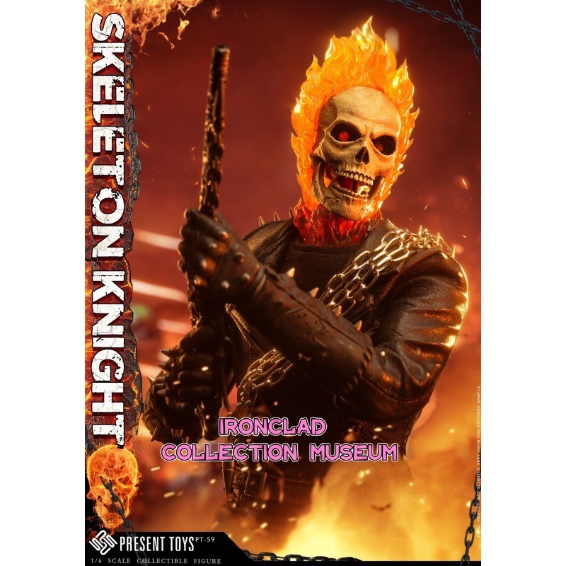 PRESENT TOYS PT-sp59 Modellino Modellino 1/6 Skeleton Knight Uomo da Collezione