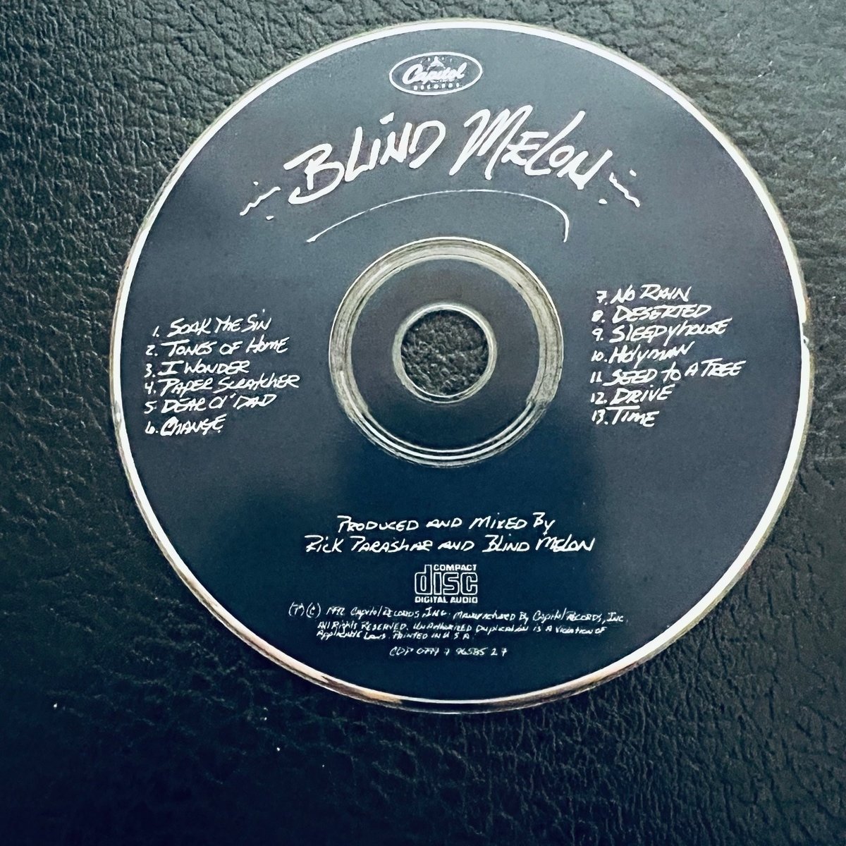 Blind Melon – Blind Melon Used CD ONLY NO CASE 1992 Capitol Records Alternative