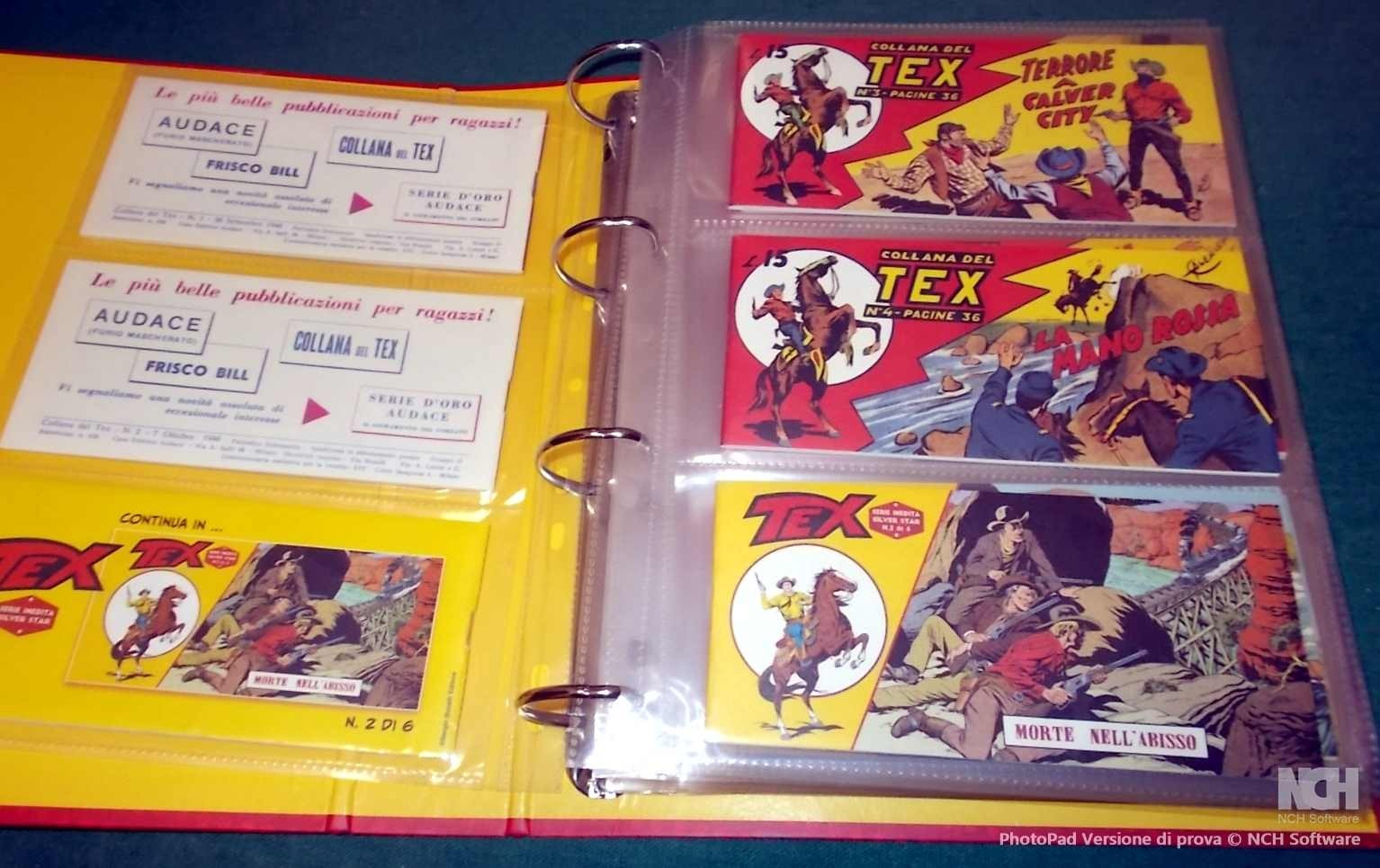 33 Strisce anastatiche di TEX + 6 Inedite + Raccoglitore Esclusivo ed. Bonelli