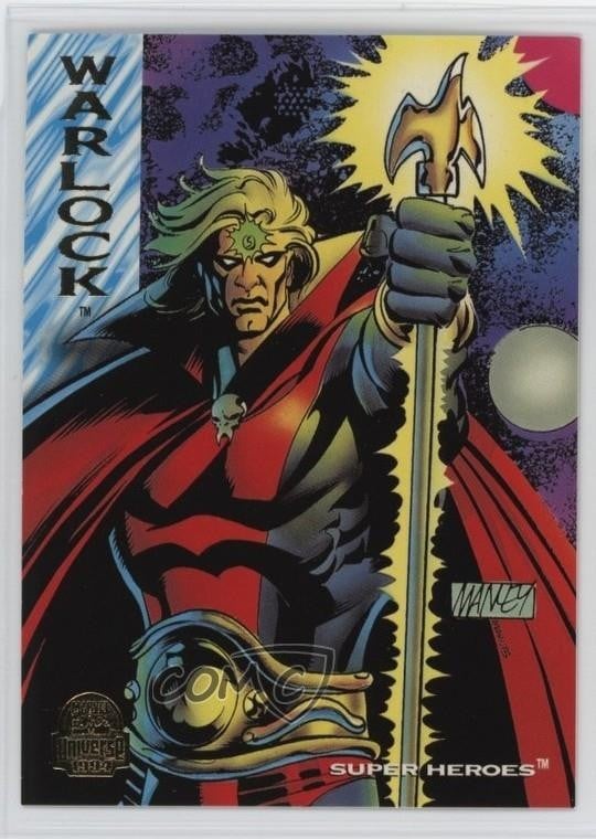 1994 Fleer Marvel Universe Series V Super Heroes Adam Warlock Warlock #159 c2s