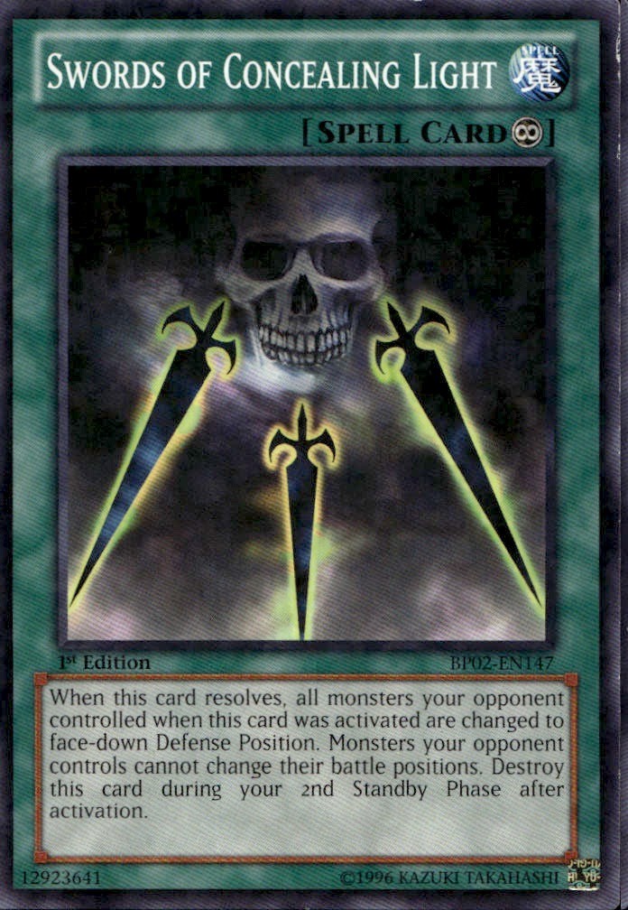 Swords of Concealing Light 1st Ed Mosaic Rare BP02-EN147       Yu-Gi-Oh!