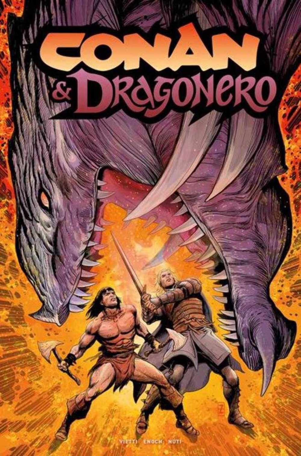 Conan And Dragonero #4 (Of 7) Cover D Patch Zircher Foil Variant (Mature) (2026)