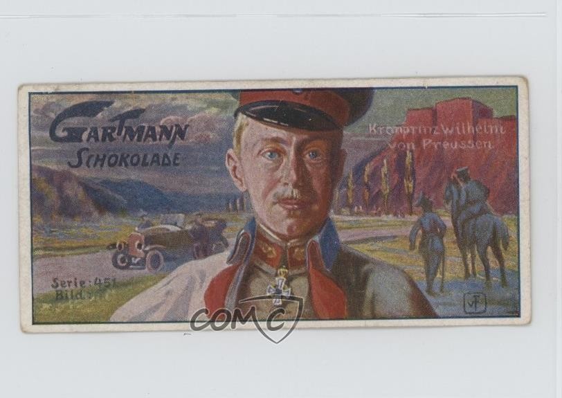 1916 Gartmann Album 16 Principe Guglielmo di Prussia Principe ereditario di Prussia 15ia