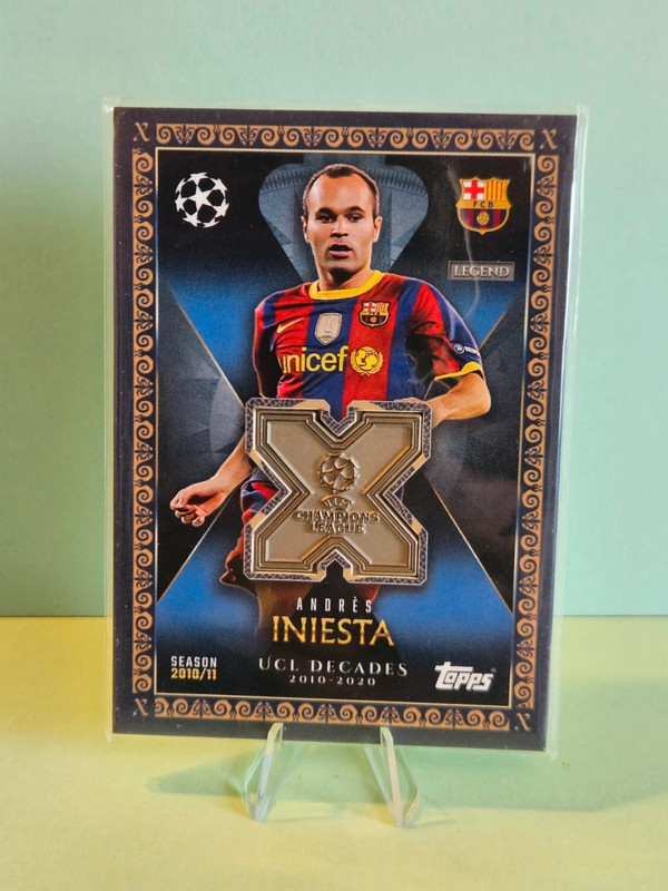 UCLD-ai Andreas Iniesta | Ucl Relic Karte - Topps Match Attax Extra | Champions League 2025/26