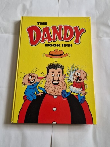 THE DANDY ANNUAL 1991 - Desperate Dan /  Korky the Cat  Unclipped 