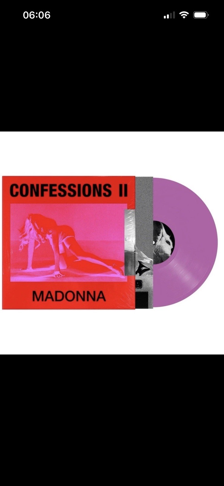 MADONNA CONFESSIONS II Community Exclusive Violet Limited Edition Vinyl PRESALE