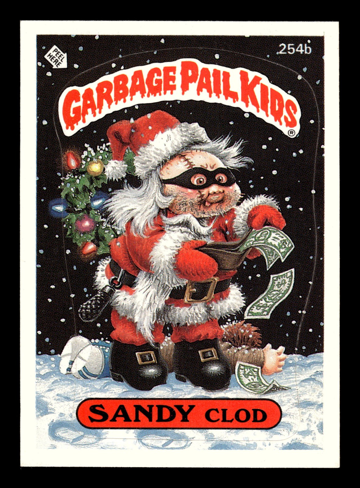 1987 Topps Garbage Pail Kids Series 7 #254b Sandy Clod