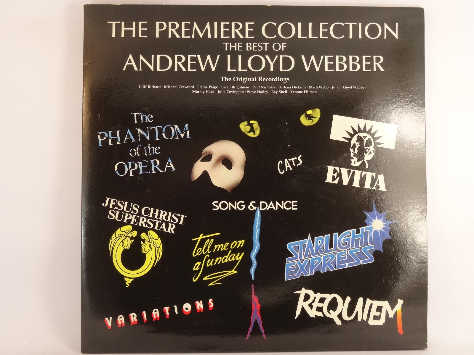 ORIGINAL RECORDINGS PREMIERE COLLECTION ANDREW LLOYD WEBBER (A) LP POLYDOR