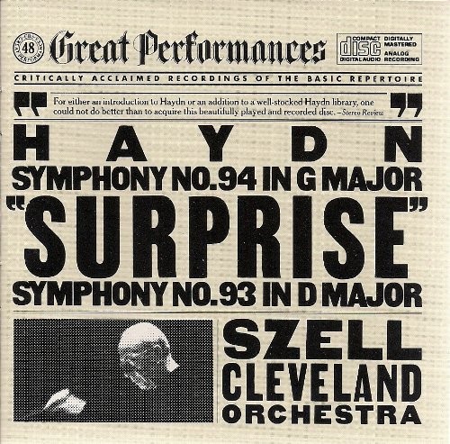 HAYDN SZELL CLEVELAND ORCHESTRA - Symphonies 93 & 94 " Surprise " - CD