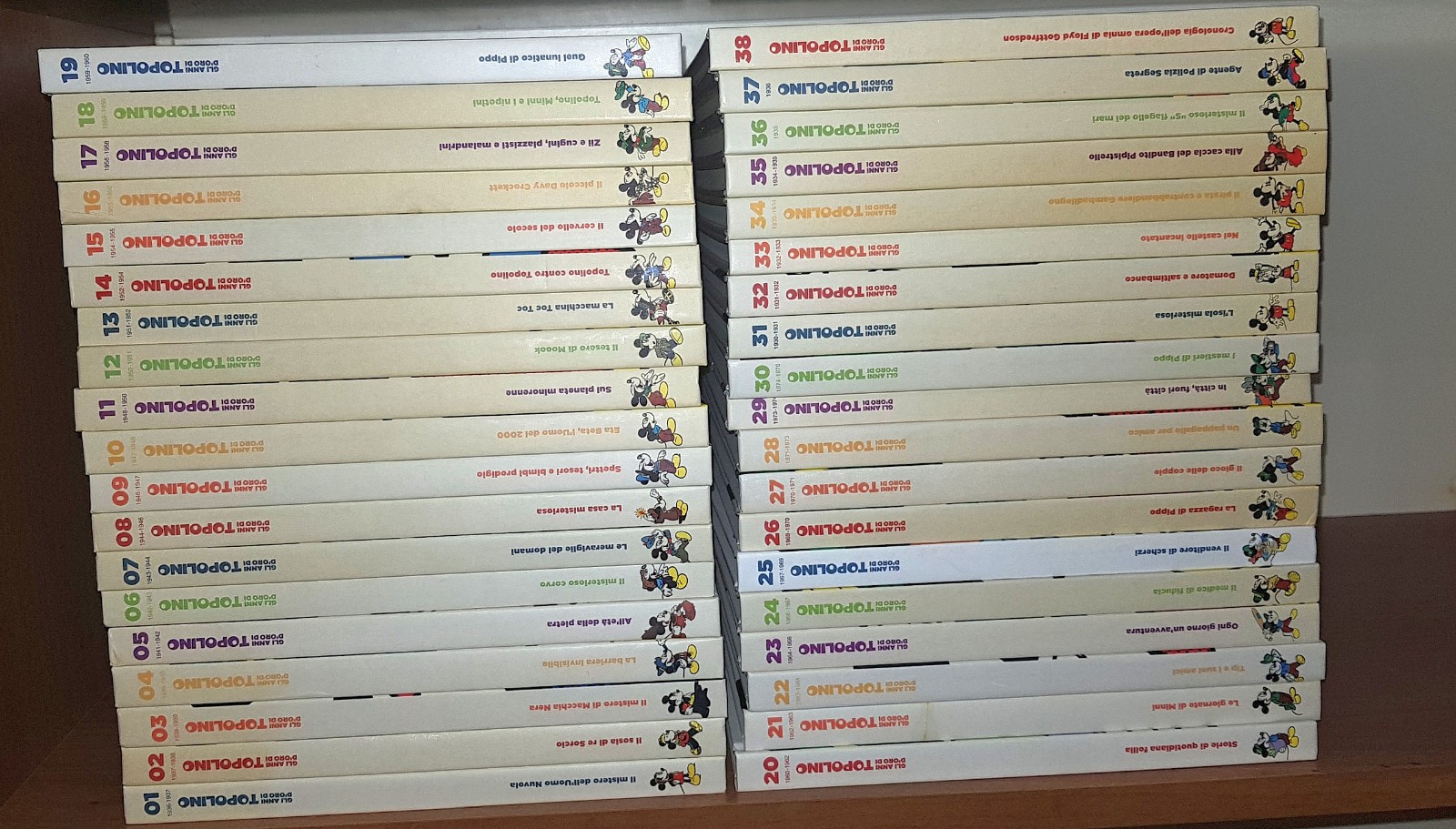 Gli Anni D'oro Di Topolino di F. Gottfredson completa 1/38 Corriere della sera