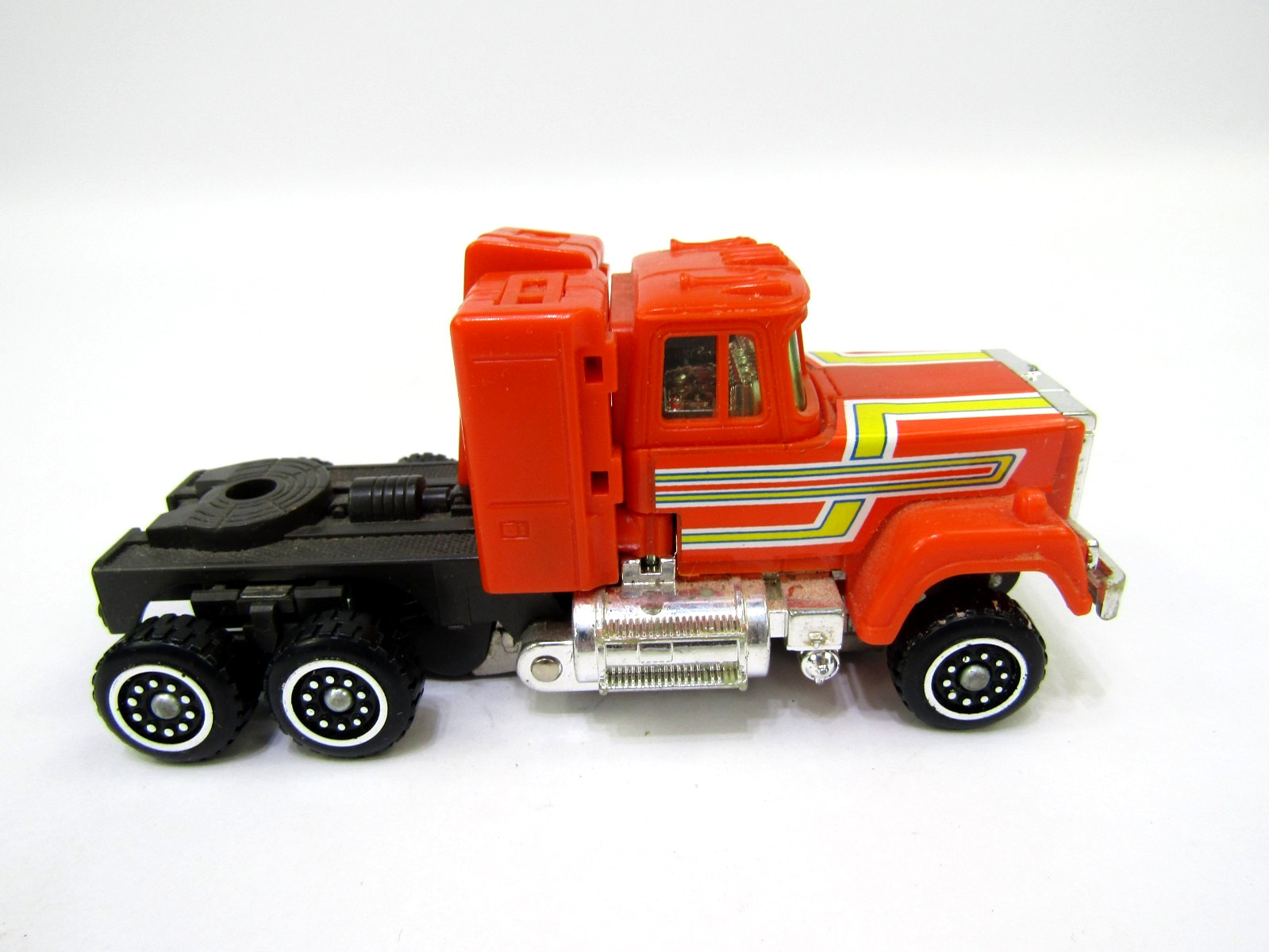 Rimorchio semirimorchio Bandai Transformers 1984 vintage Gobots Staks arancione solo cabina