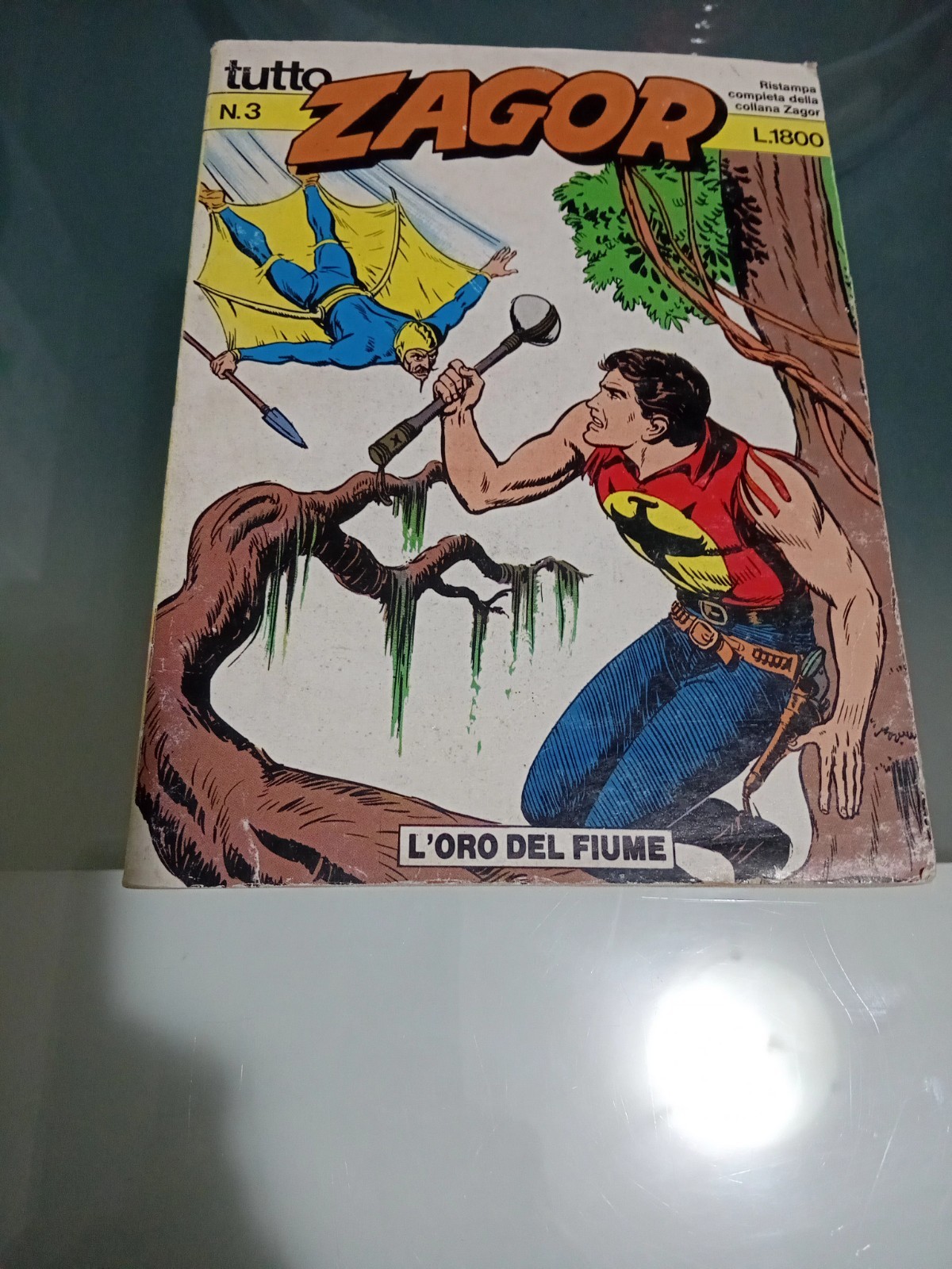 Tutto Zagor Zagor N.3 L'oro del fiume 1992 ristampa fumetto a colori ITA