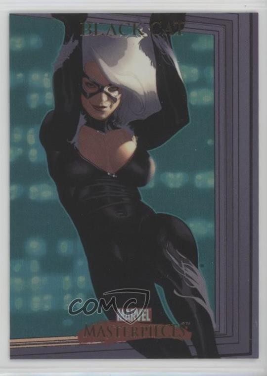 2007 Upper Deck Fleer Marvel Capolavori Fleer Foil Gatto Nero #9 p1l