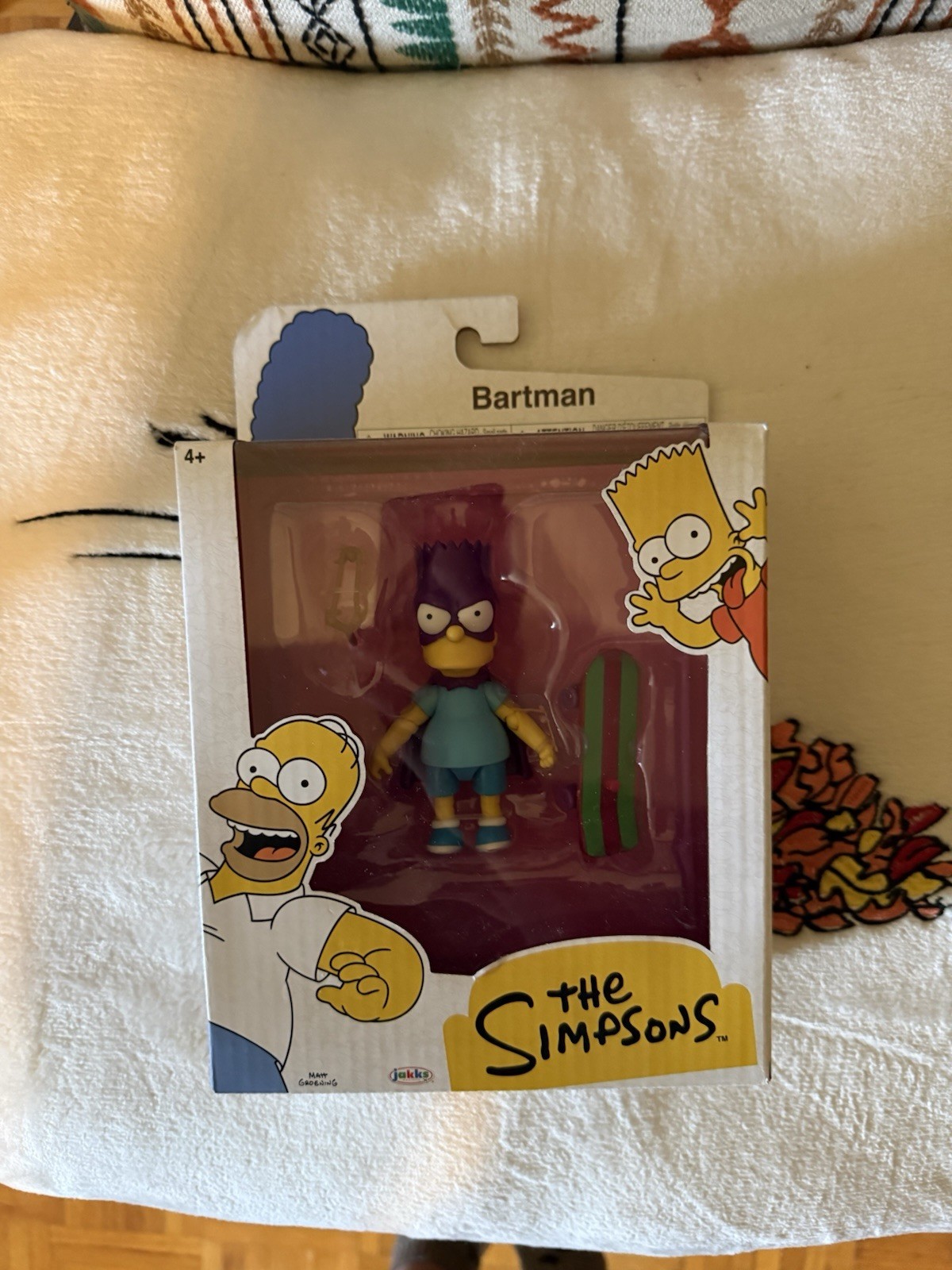 Modellino JAKKS Pacific The Simpsons Bartman con fionda e skateboard