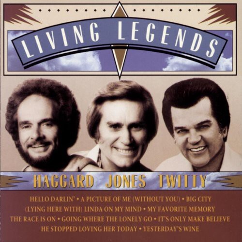 MERLE HAGGARD/GEORGE JONES/CONWAY TWITTY-LIVING LEGENDS CD