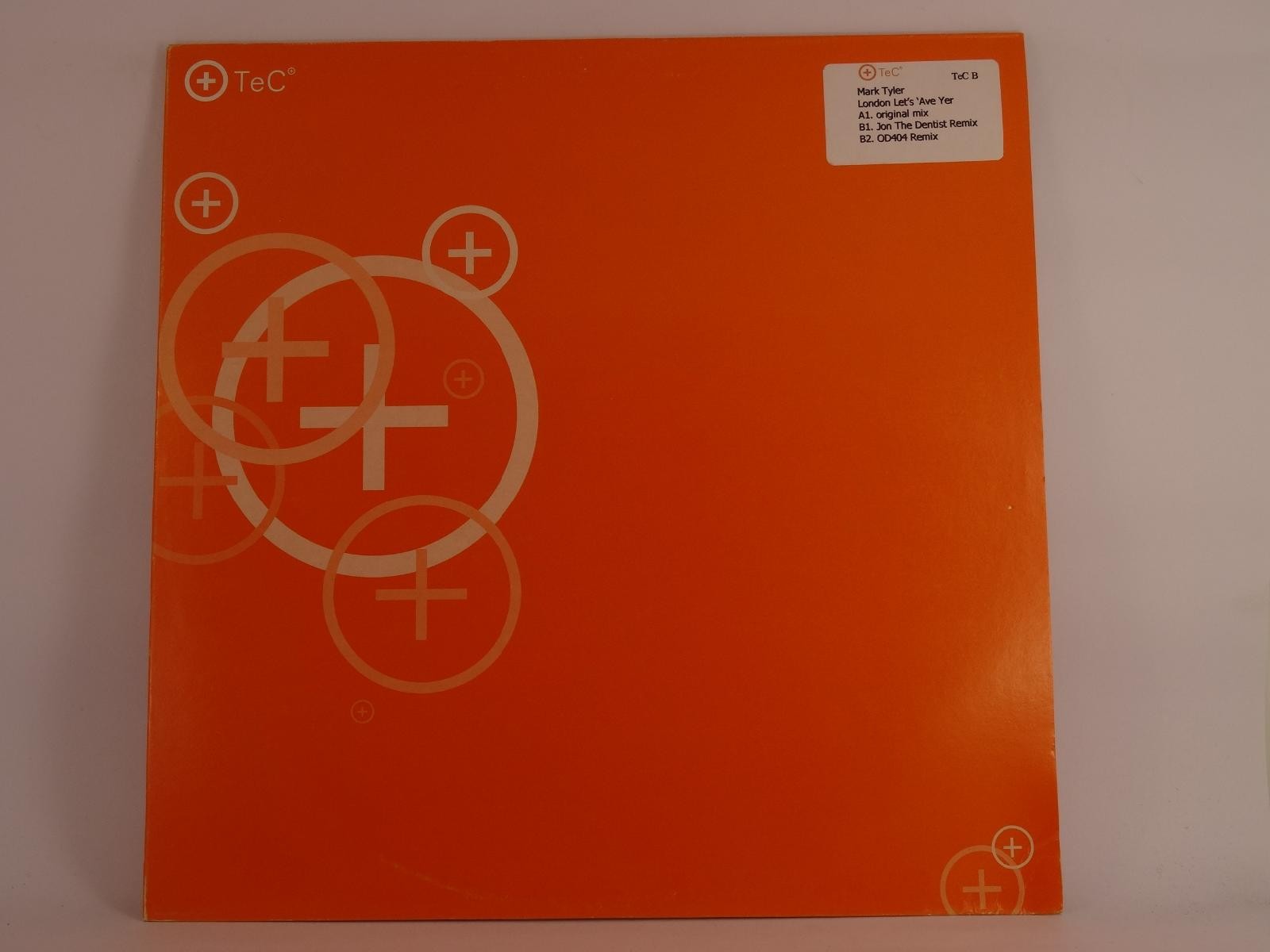 MARK TYLER LONDON LET'S 'AVE YER (B) 3 Track 12" Single TEC