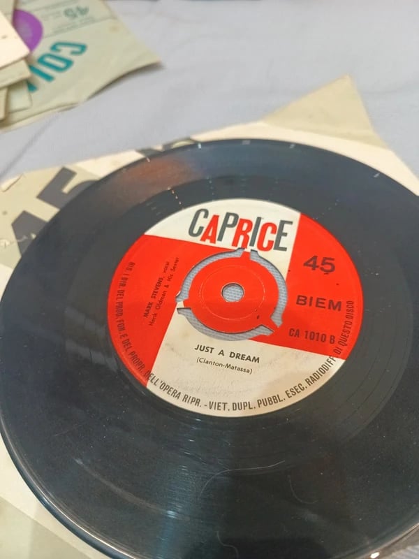 45 giri Mark Stevens  jack Richard