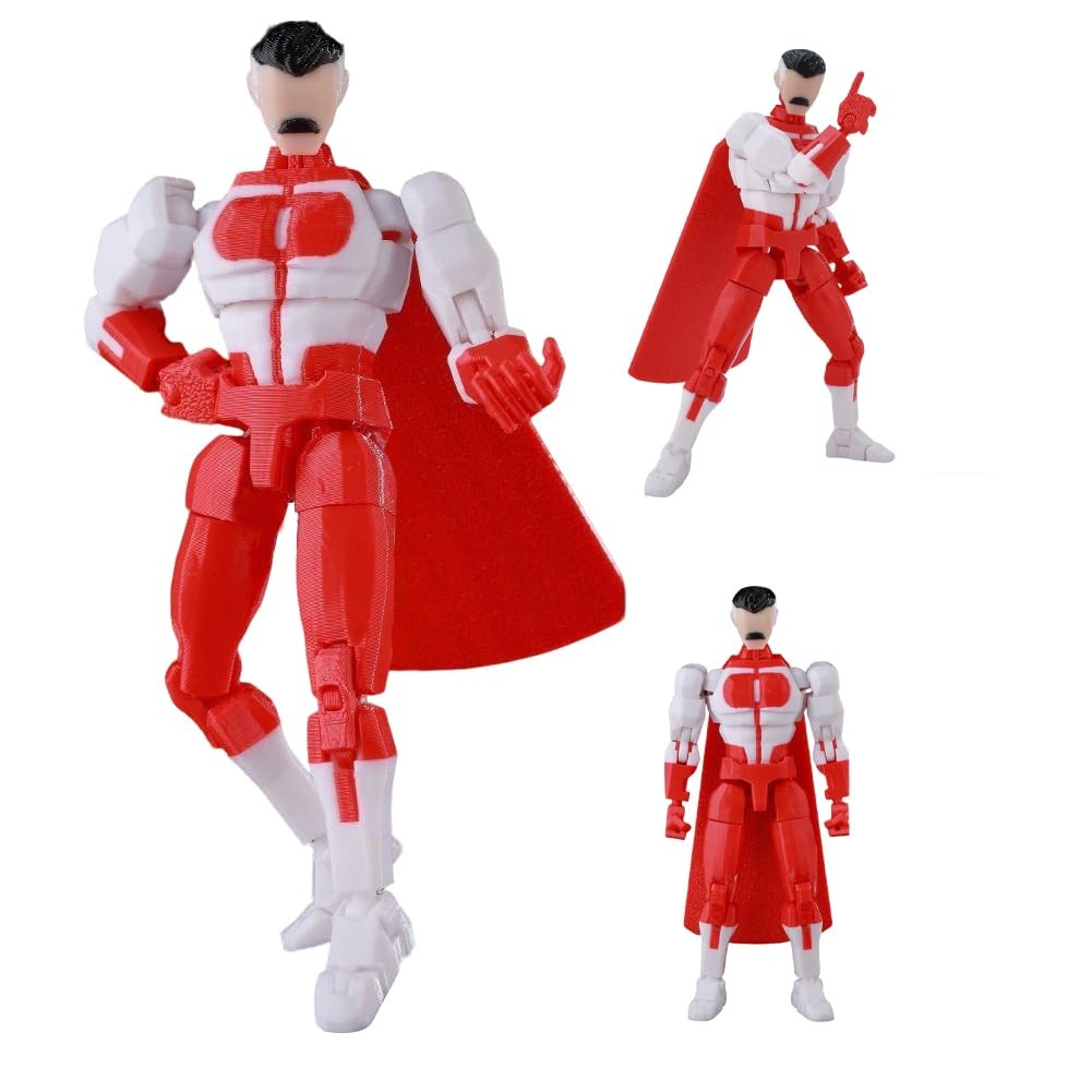 Mark Grayson Figura Omni Man Atom Eve Anime Stampato in 3D Giunti Mobili Super