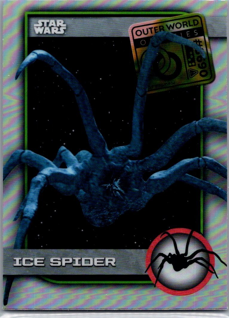 2025 Topps Chrome Star Wars #UO-6 Ice Spider Outer World Oddities