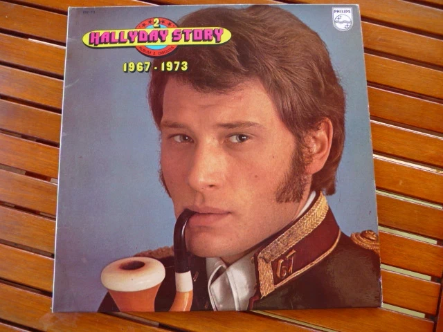Double 33T Vinyle LP "Johnny Hallyday" Hallyday story 1967-1973 (2)