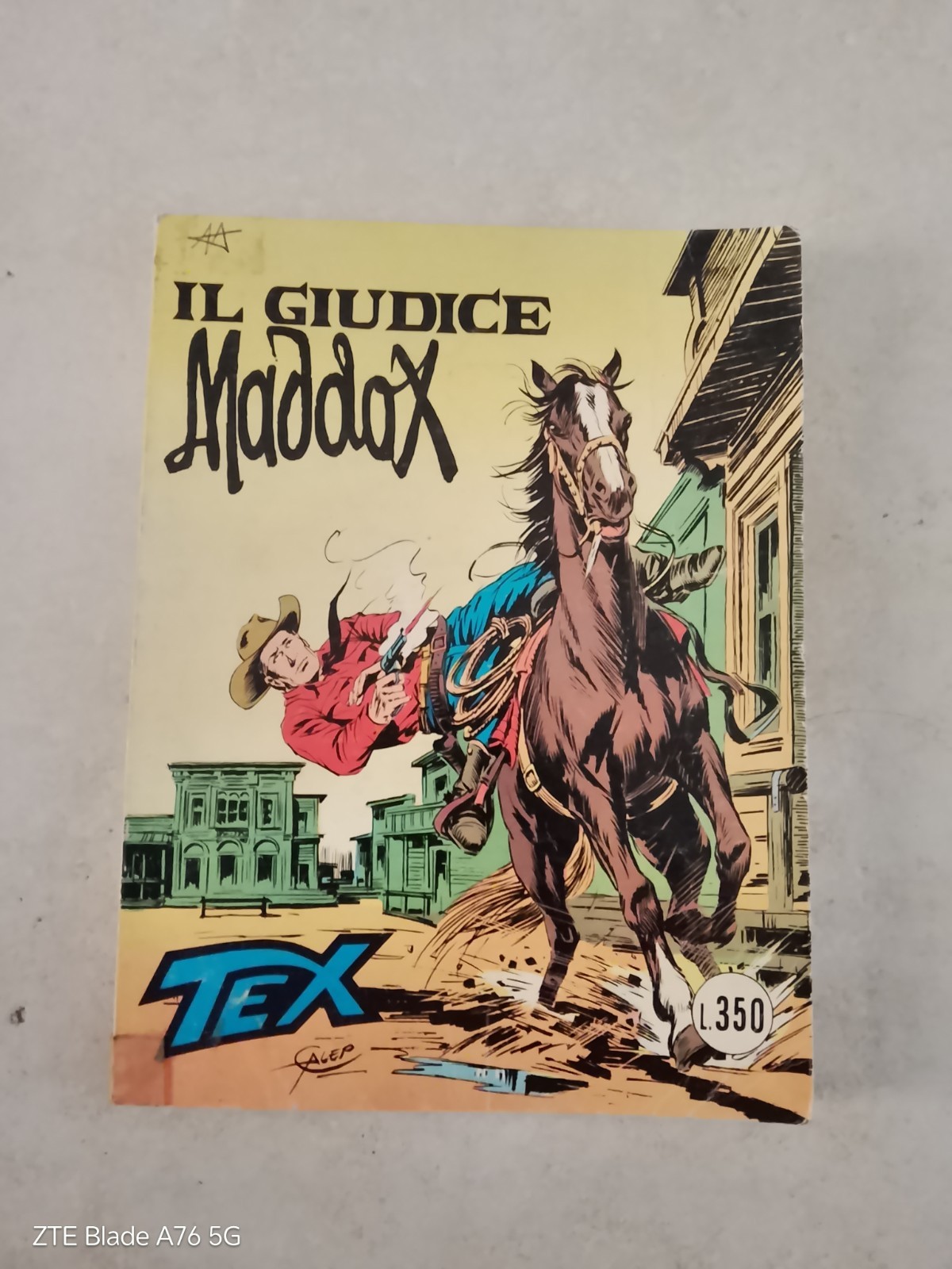 DAIM PRESS Tex n. 185 Il giudice Maddox (1976) Antonio Canale ITA