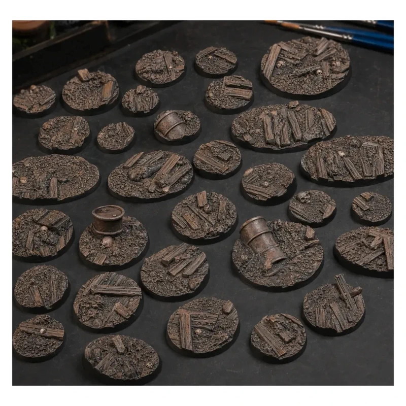 Pack 33 bases warhammer grimdark