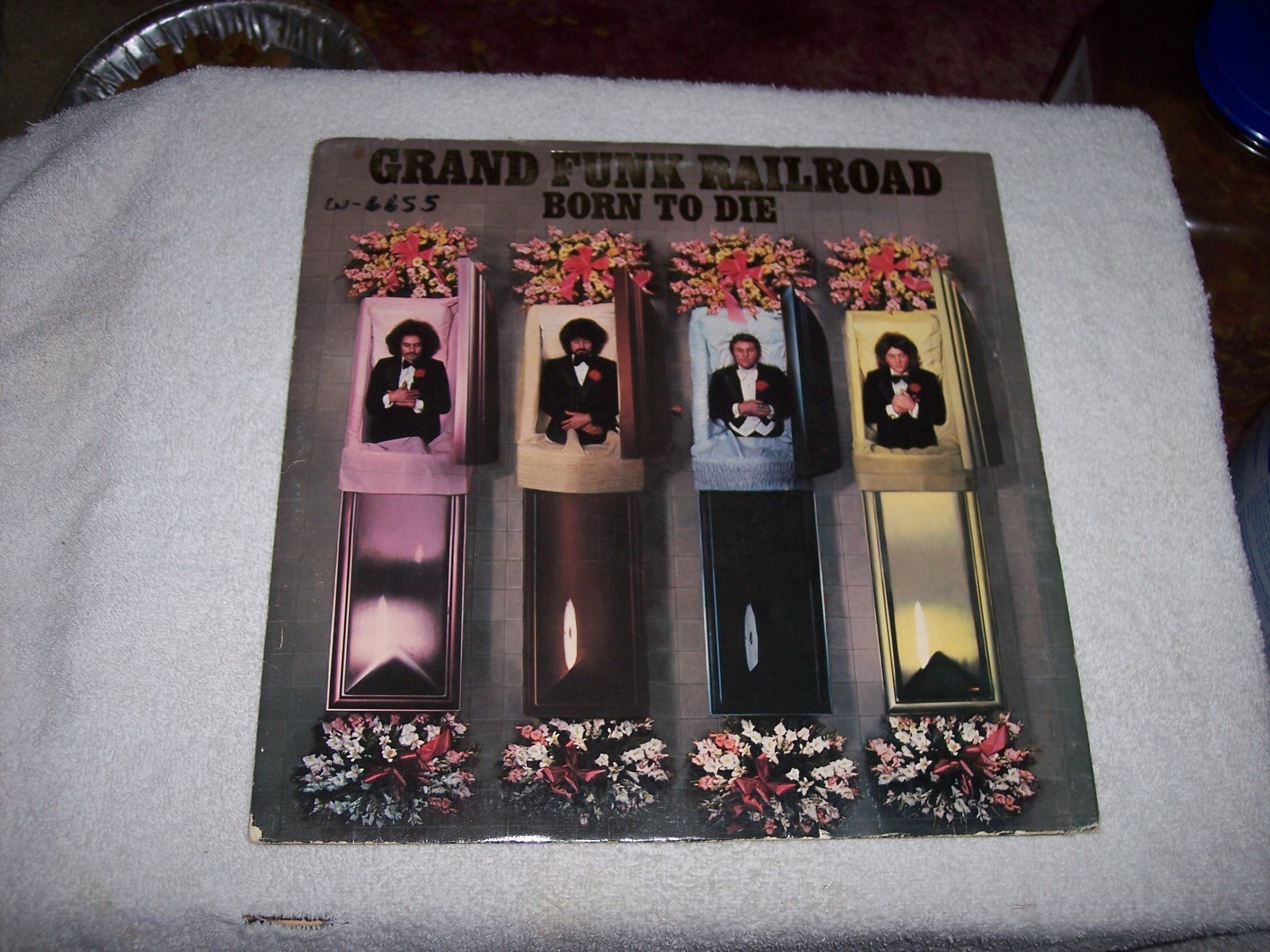 LP--GRAND FUNK RAILROAD--BORN TO DIE   *NM VINYL*  #246