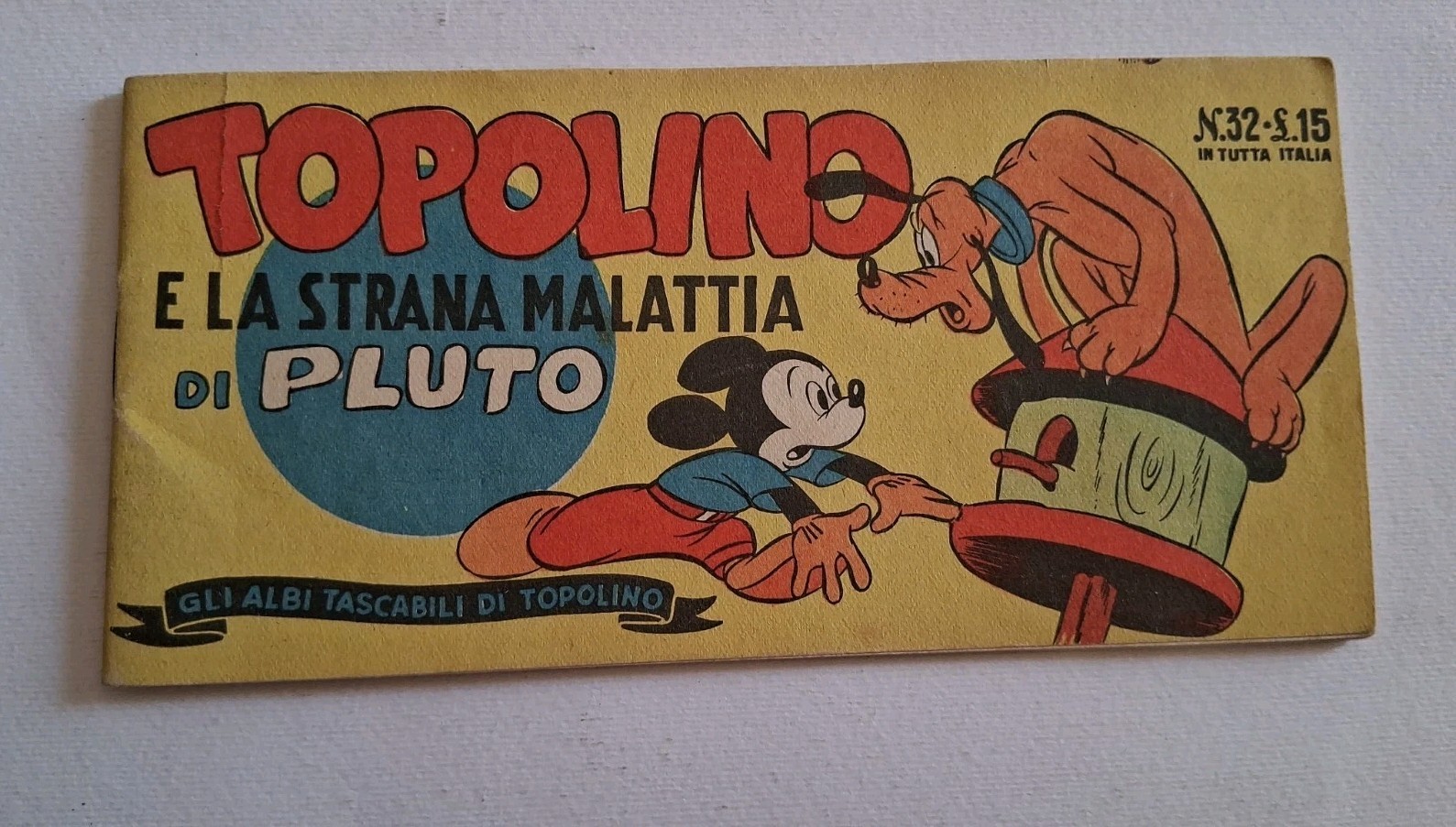 GLI ALBI TASCABILI DI TOPOLINO N 32 ORIGINALE 1949