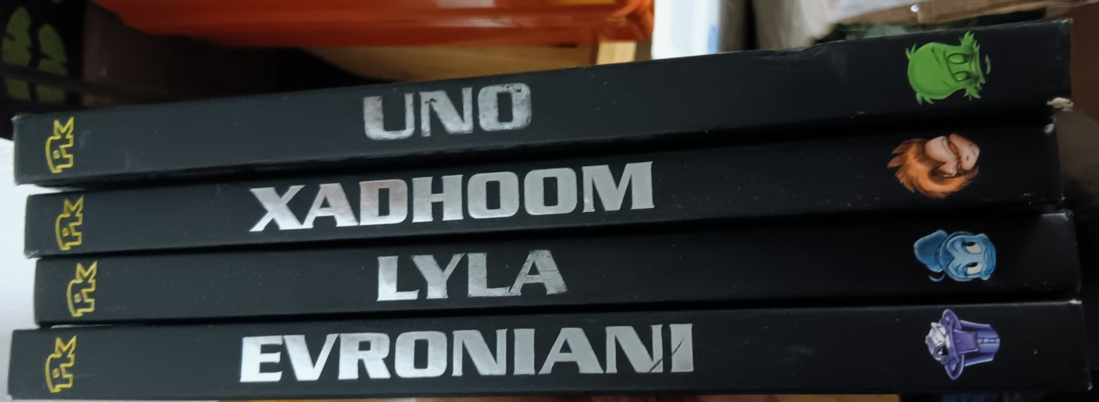 PK MEMORIES 4 volumi LYLA - UNO - XADHOOM - EVRONIANI Disney Libri 2001 B/OTTIMI