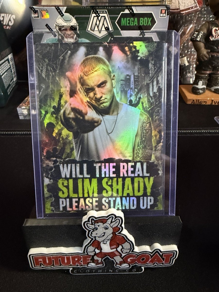 Eminem “Real Slim Shady” CUSTOM Novelty Refractor Art Card.