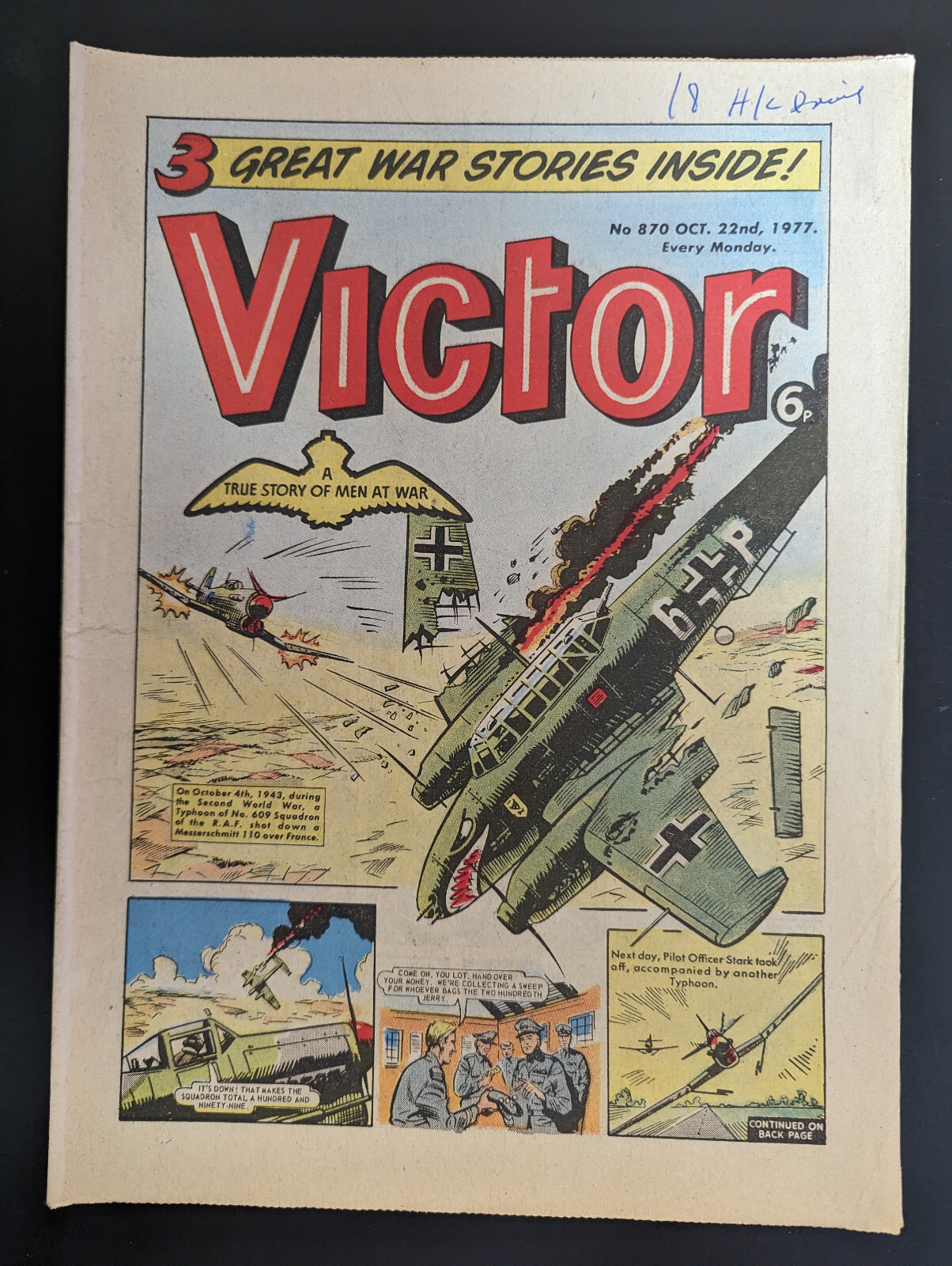 The Victor Comic, No 870 October 22nd 1977 