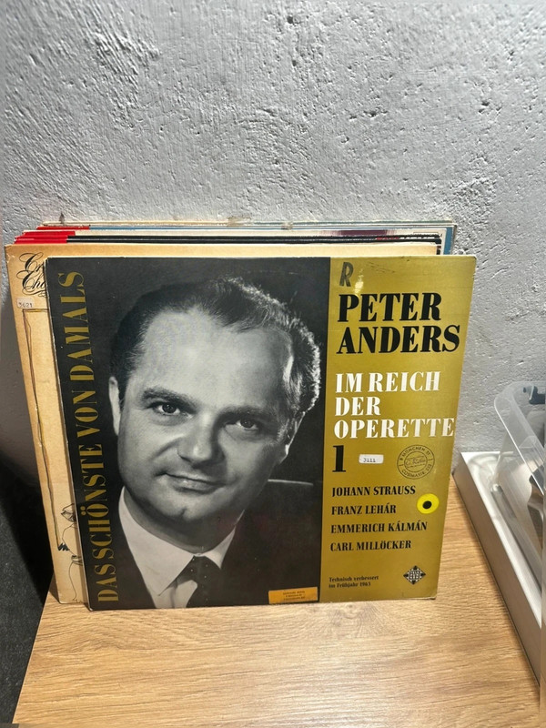 Peter Anders – Im Reich der Operette Vol. 1 Strauss Lehár Kálmán Vinyl LP