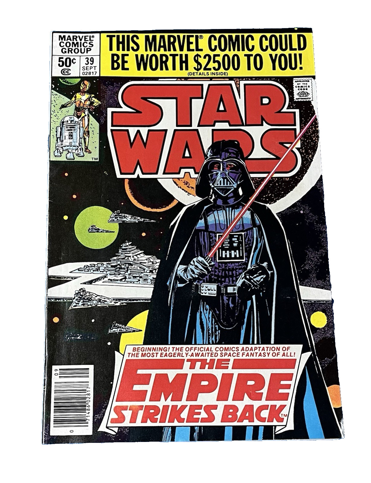 1980 Star Wars #39 fumetto L'impero colpisce ancora Marvel