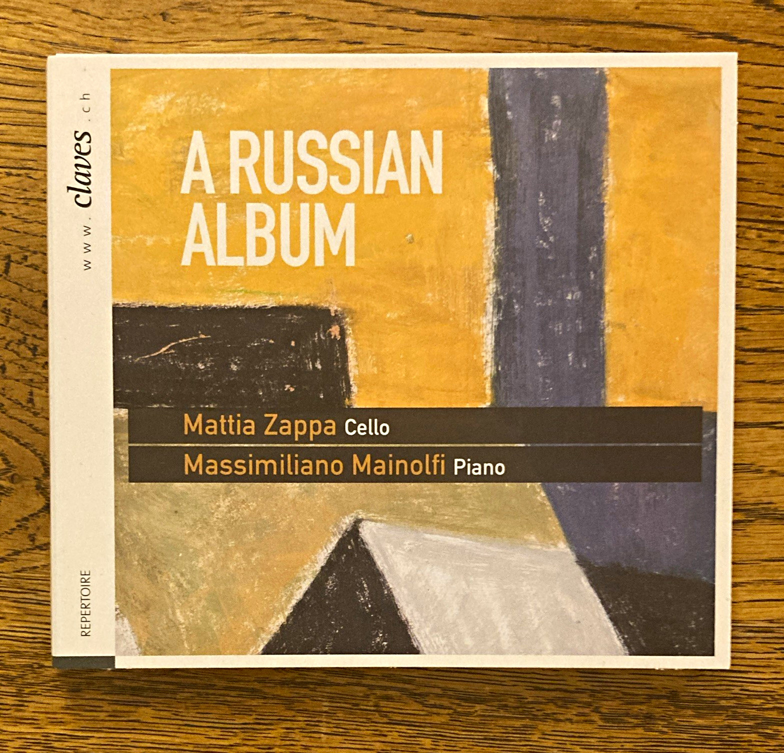 Claves Records A Russian Album CD 2014 Zappa (Cello) Mainolfi (Piano) LC 3369