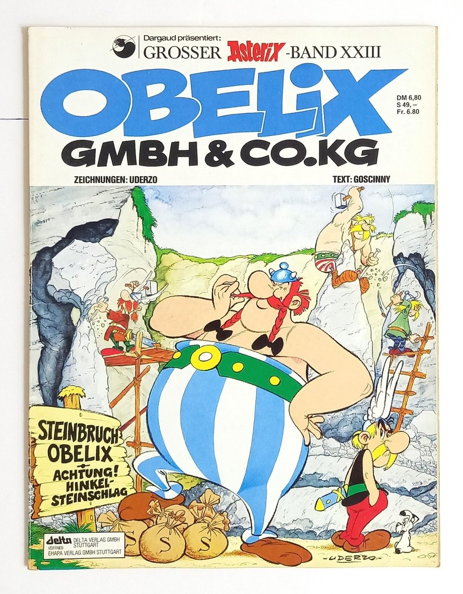 Grosser Asterix Band XXIII - Obelix GmbH & Co. KG KG - Fumetto - Vintage