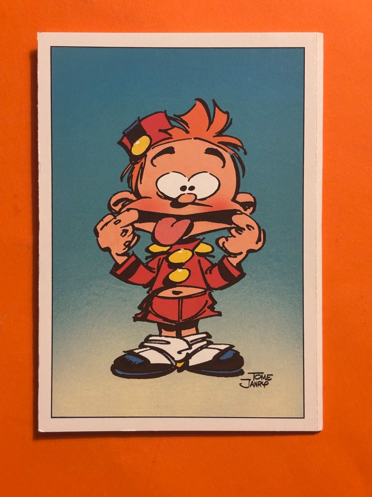 TOME JANRY DEPLIANT CARTES SPIROU TELEVIE 1995 ETAT NEUF