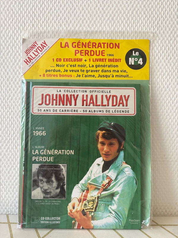 CD livre Johnny Hallyday neuf