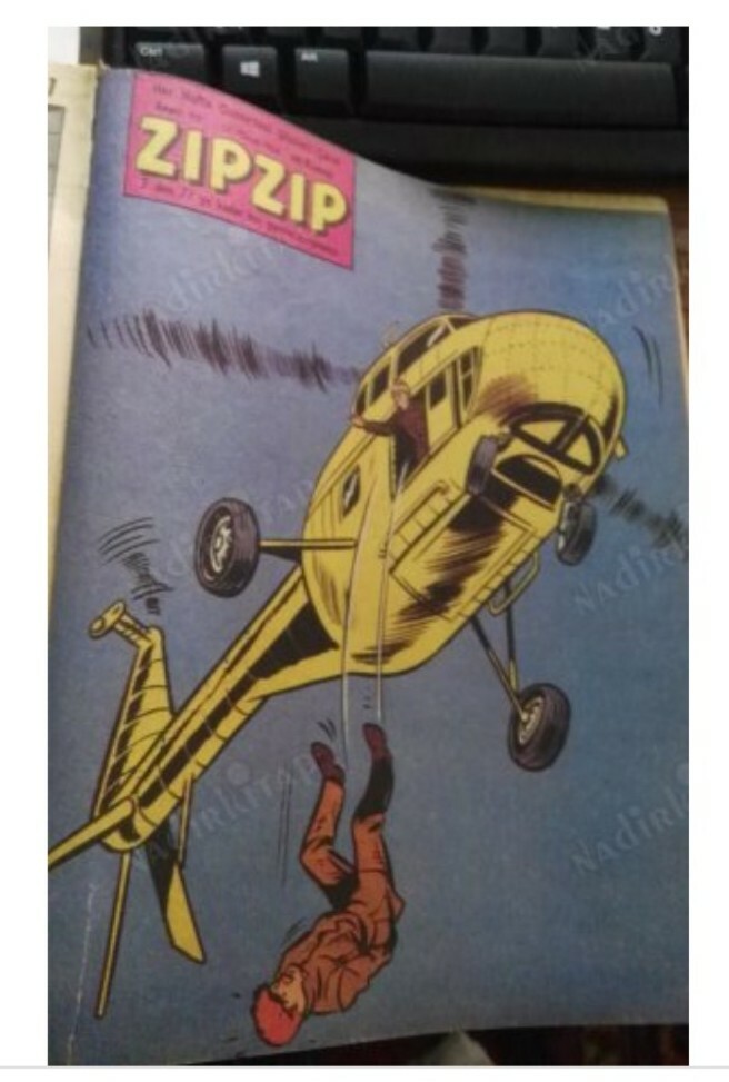 Dan Cooper 1965 Edizione Turca Fumetto Zipzip Fumetto 16 pagine 1° in Turchia n.90
