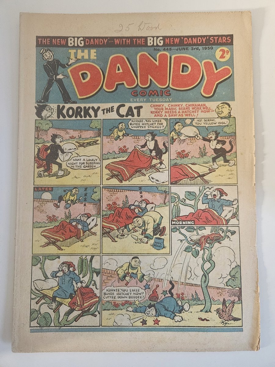 The Dandy Comic - #445 June 3rd 1950  v/gd cond