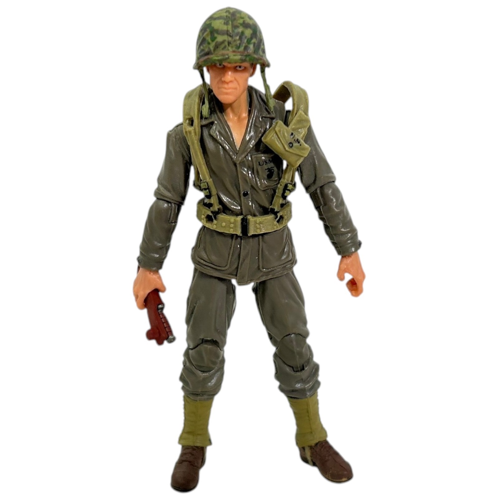 Marauder Task Force WWII USMC Marine Corps 1:18 Action Figure Scale Gunner
