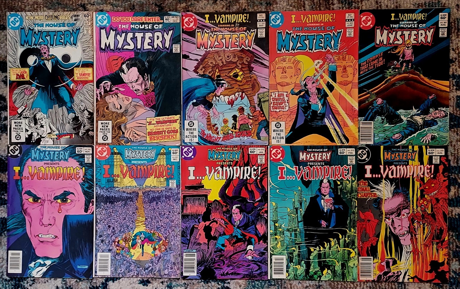 House of Mystery #297 299 304 - 306 310 - 313 319 I Vampire BA DC Horror Lotto