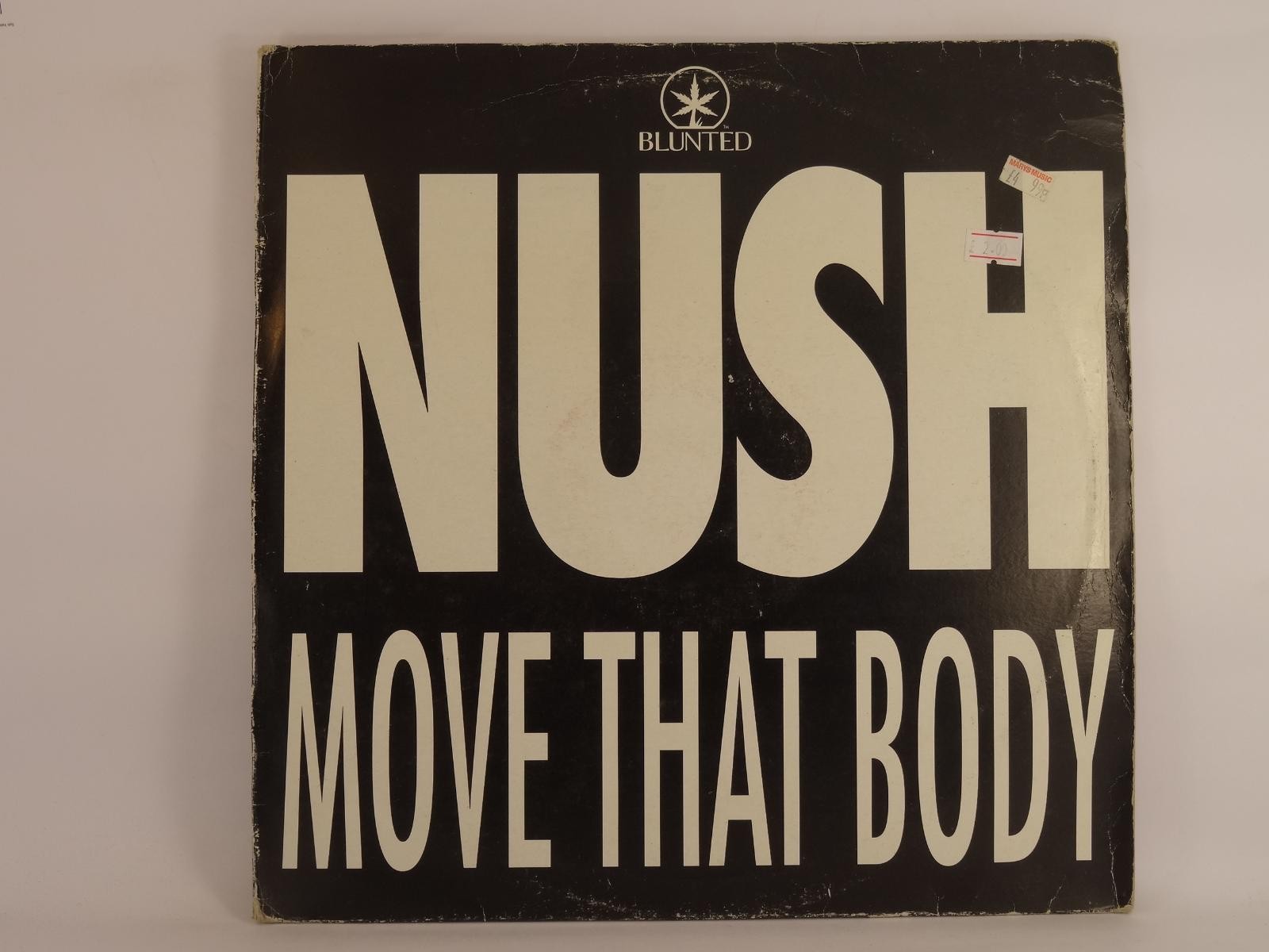 NUSH MOVE THAT BODY (176) 4 Track 12" Single including Picture Sleeve ISLAND