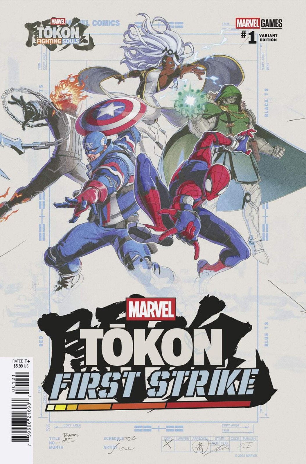 Marvel Tokon: First Strike #1 Marvel Tokon: Fighting Souls Variant (2026) Marvel