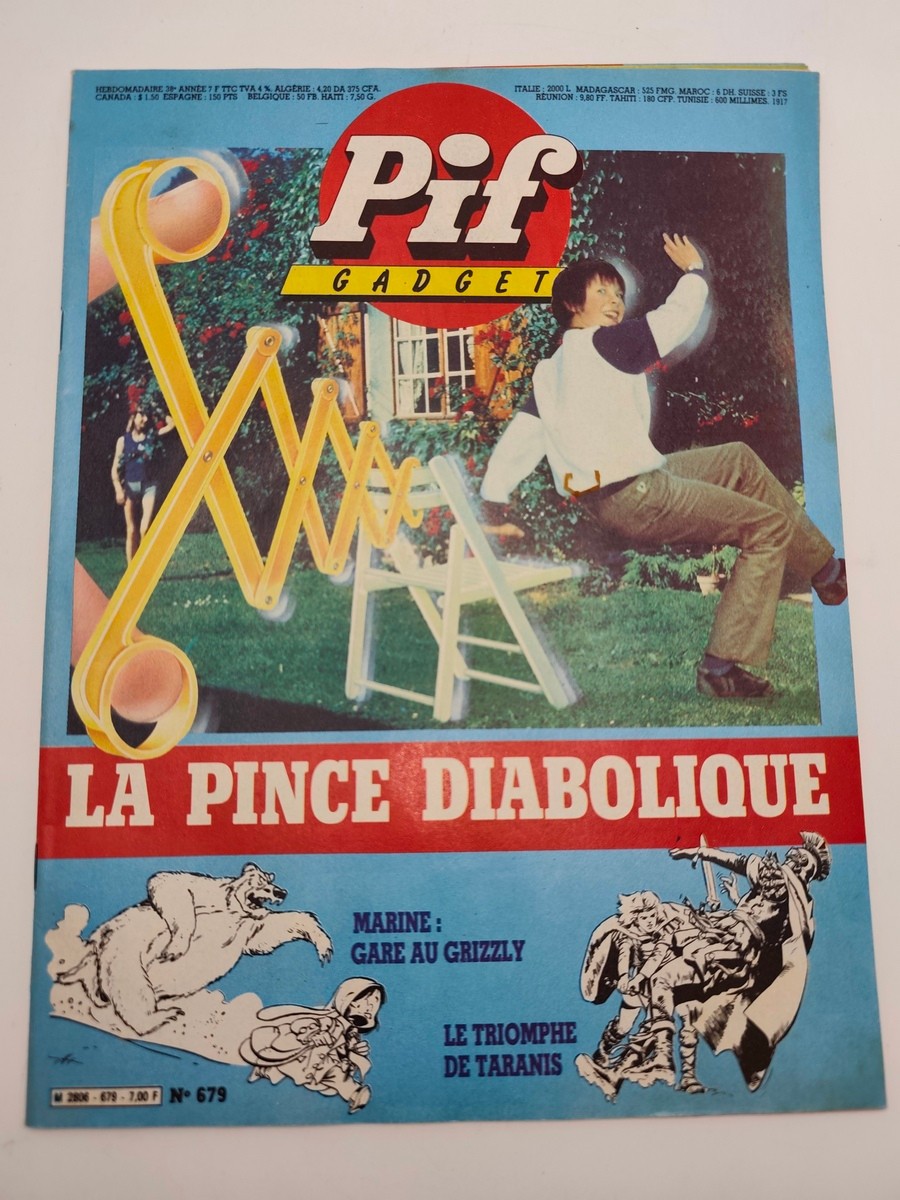 Pif Gadget 679  sans le gadget jeux non faits - 1982