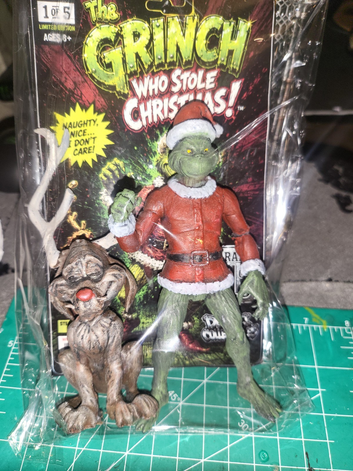 Rara FIGURINA DA COLLEZIONE IL GRINCH LIMITATO quel Natale