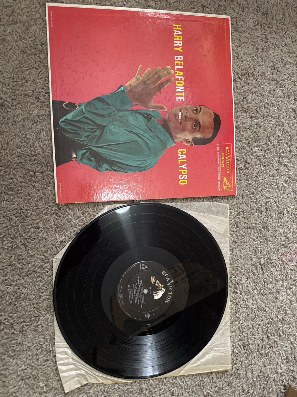 Harry Belafonte Calypso RCA Victor Vinyl LP 1956