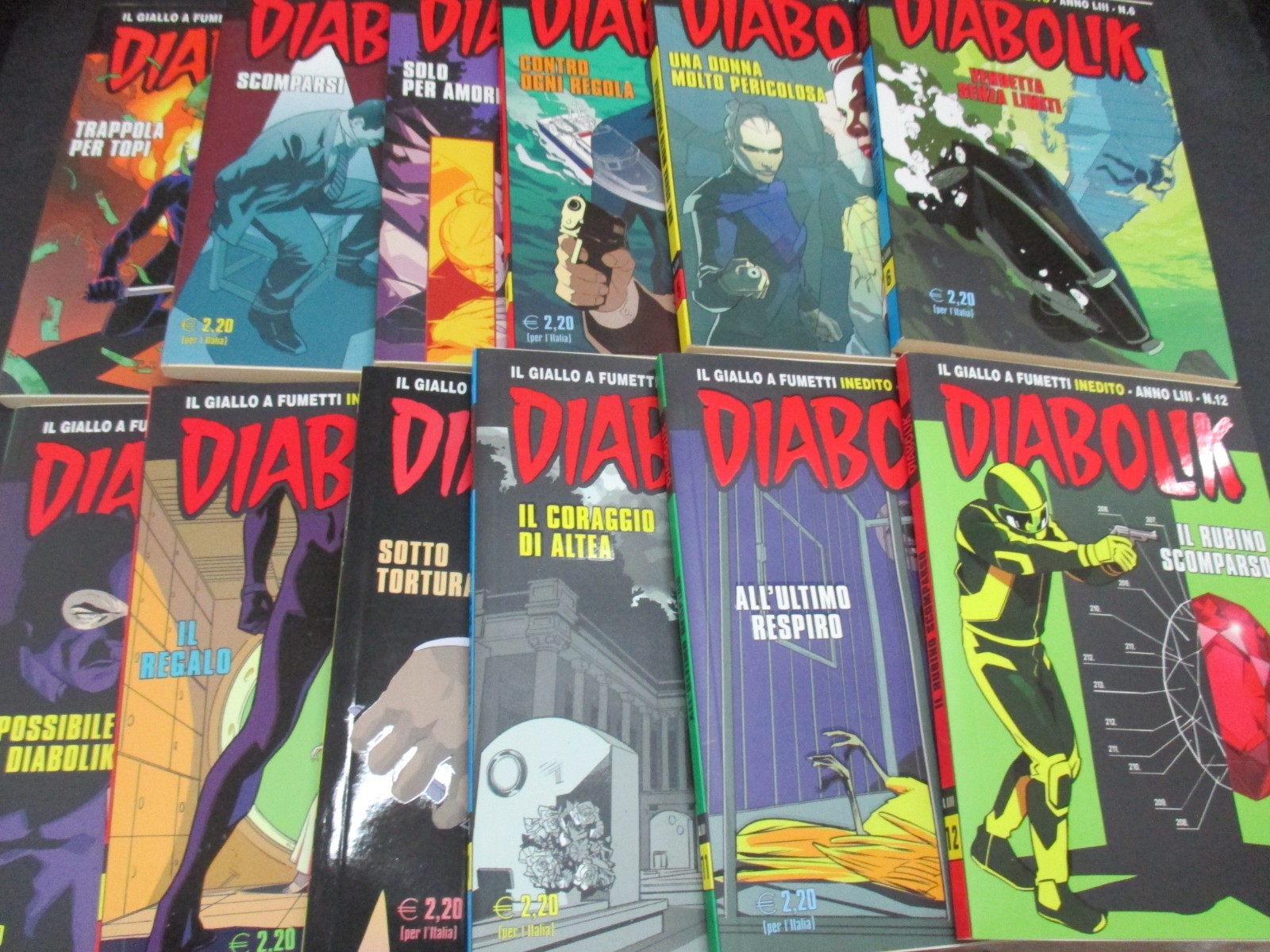 DIABOLIK ANNO LIII 2014 1/12 - ANNATA COMPLETA